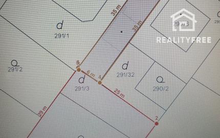 Pozemok 852 m2 , obec Horný Bar, okr. Dun. Streda