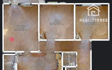 Na predaj: 3 izbový byt 70 m² s balkónom a loggiou  , Veterná,  Šamorín