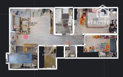 REZERVOVANÝ- Na predaj 3 izbový byt so záhradkou v Hamuliakove