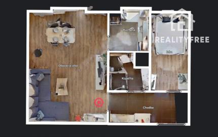 Na predaj dvojgarsónka De Luxe so zasklenou loggiou  – Pečnianska ulica, Petržalka