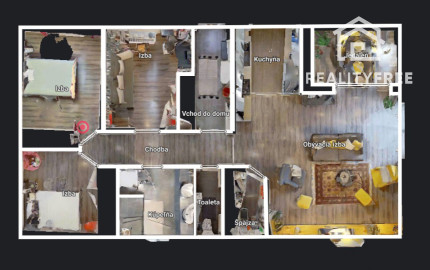 Samostatne stojaci 4i rodinný dom ÚP 110m² v obci Láb, pozemok 286 m²