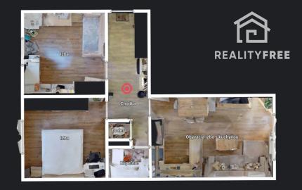 Na predaj zrekonštruovaný 3 izbový byt, ul. Súmračná, Ostredky, Ružinov, Bratislava