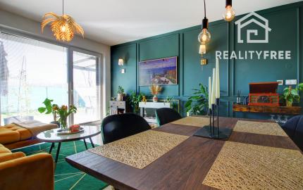 Dizajnový 3-iz. byt so záhradou Dunajská Riviéra, Hamuliakovo