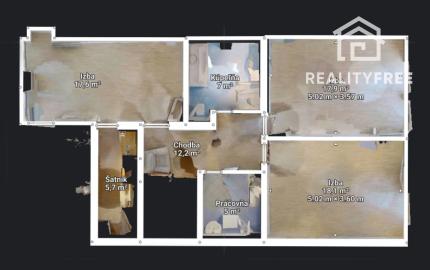 Na predaj priestranný 164 m² 4-i. RD s garážou Rovinka – Jasná ul.