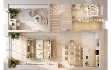 Novinka - 5-izbové dvojdomy ÚP: 126,96 m²v Zálesí