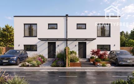 Novinka - 5-izbové dvojdomy ÚP: 126,96 m²v Zálesí