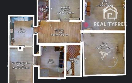 Na predaj: 3 izbový rodinný dom na pozemku o rozlohe 361 m², Gabčíkovo