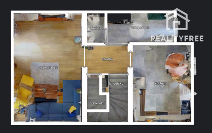 Na predaj 4- izbový rodinný dom so záhradkou vo Hviezdoslavove