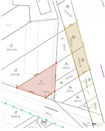 Na predaj pozemok 531 m² Podunajské Biskupice