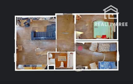 Na predaj: 3 izbový byt 65 m² , Rohovce, okres. Dun. Streda