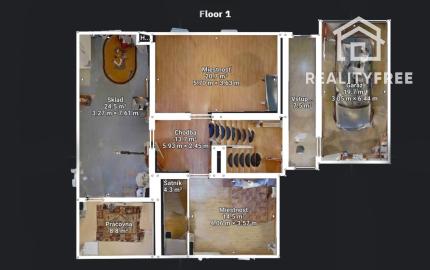 Predaj 5-izbového rodinného domu s pivnicou a krásnou záhradou – Veľká Paka