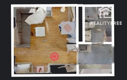 Na predaj útulná garsónka s loggiou – Bratislava, Petržalka, Topoľčianska ulica