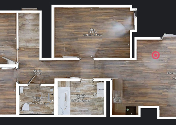 Na prenájom 4 izbový rodinný dom v Hornom Bare