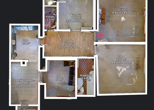 Na predaj: 3 izbový rodinný dom na pozemku o rozlohe 361 m², Gabčíkovo