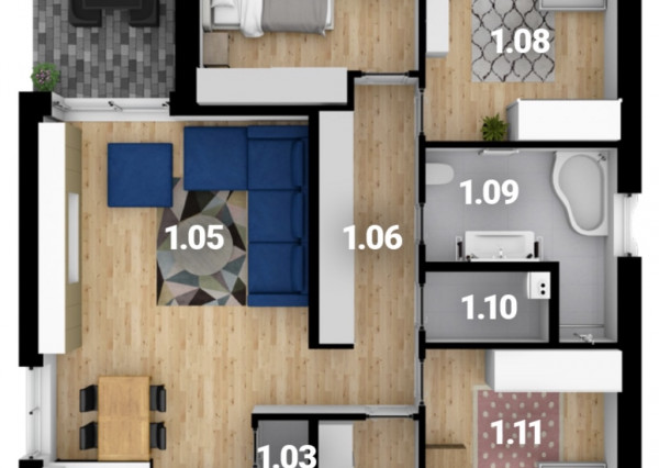 Novostaby Hviezdoslavov - 4i RD pozemok od 603m2-666m2