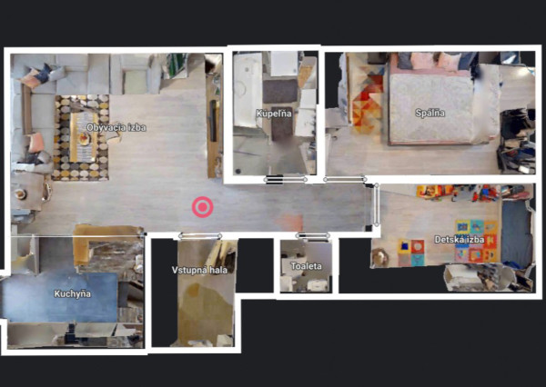 REZERVOVANÝ- Na predaj 3 izbový byt so záhradkou v Hamuliakove