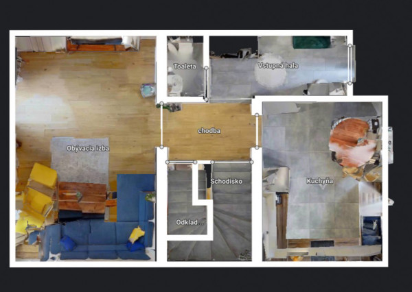 Na predaj 4- izbový rodinný dom so záhradkou vo Hviezdoslavove