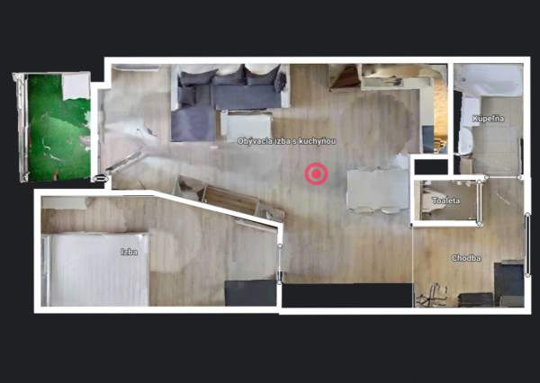 Na predaj: 2 izbový byt 49,41 m², Kazanská,  BA-Pod. Biskupice