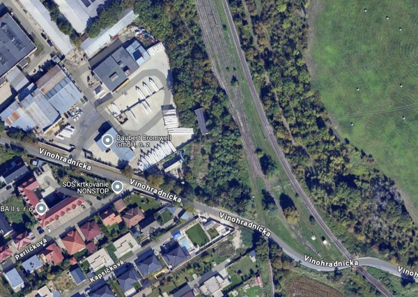 Na predaj pozemok 531 m² Podunajské Biskupice