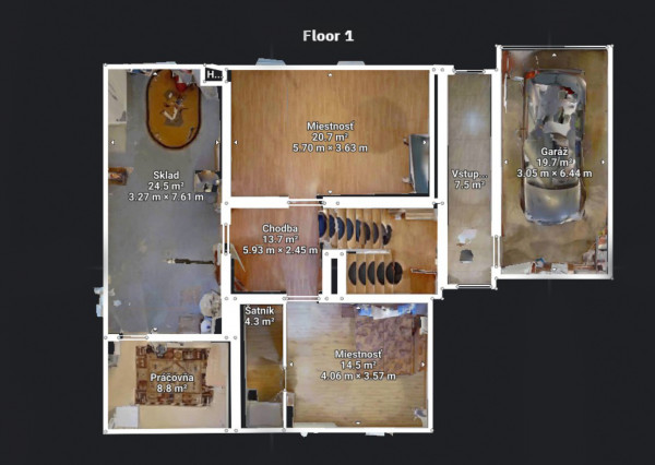 Predaj 5-izbového rodinného domu s pivnicou a krásnou záhradou – Veľká Paka