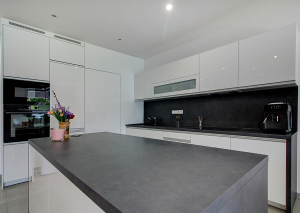 Na predaj 4- izbový rodinný dom s dvojgarážou a záhradným domom v Maslovciach