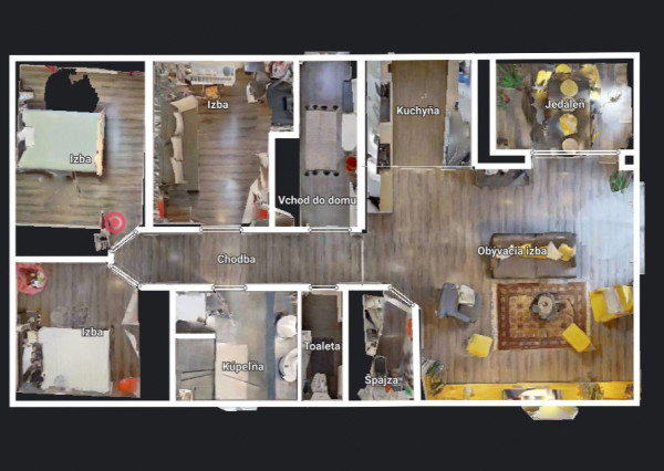 Novinka – samostatne stojaci 4i rodinný dom v obci Láb