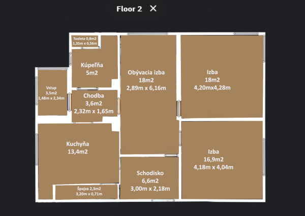 Na predaj 5-izbový rodinný dom s garážou na 954 m² pozemku - Kvetoslavov
