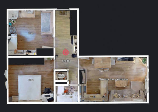 Na predaj zrekonštruovaný 3 izbový byt, ul. Súmračná, Ostredky, Ružinov, Bratislava