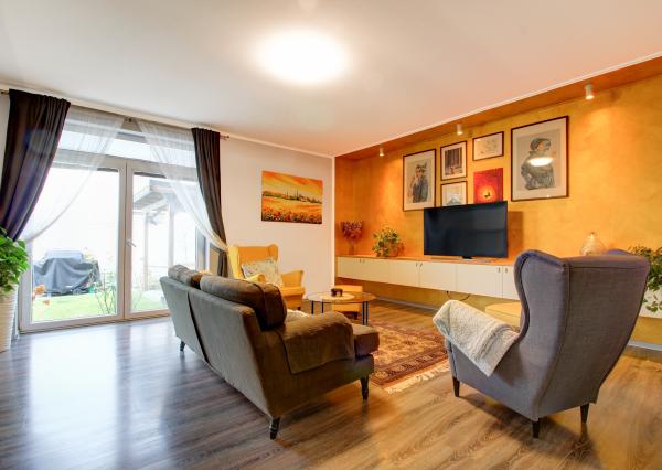 Samostatne stojaci 4i rodinný dom ÚP 110m² v obci Láb, pozemok 286 m²