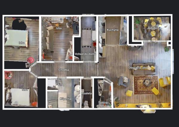 Samostatne stojaci 4i rodinný dom ÚP 110m² v obci Láb, pozemok 286 m²