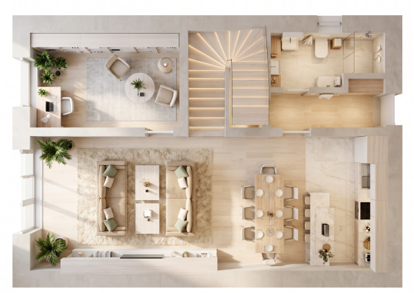 Novinka - 5-izbové dvojdomy ÚP: 126,96 m²v Zálesí