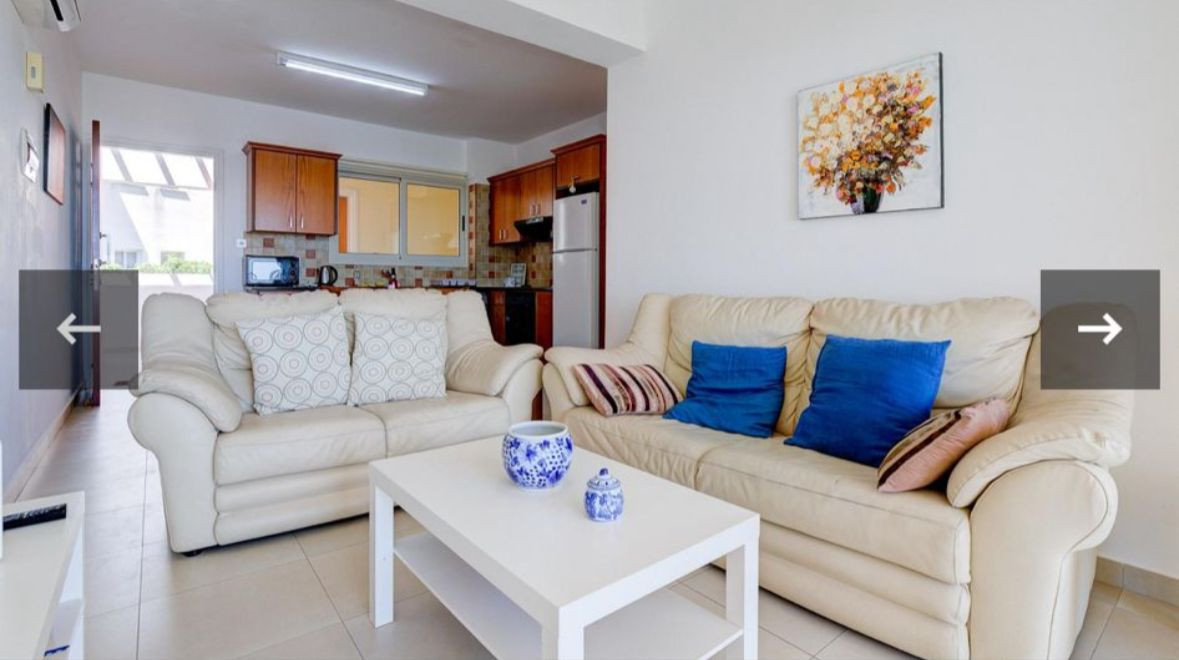 Na predaj 2 izbový byt pri Pafose na Cypre 7 min od mora