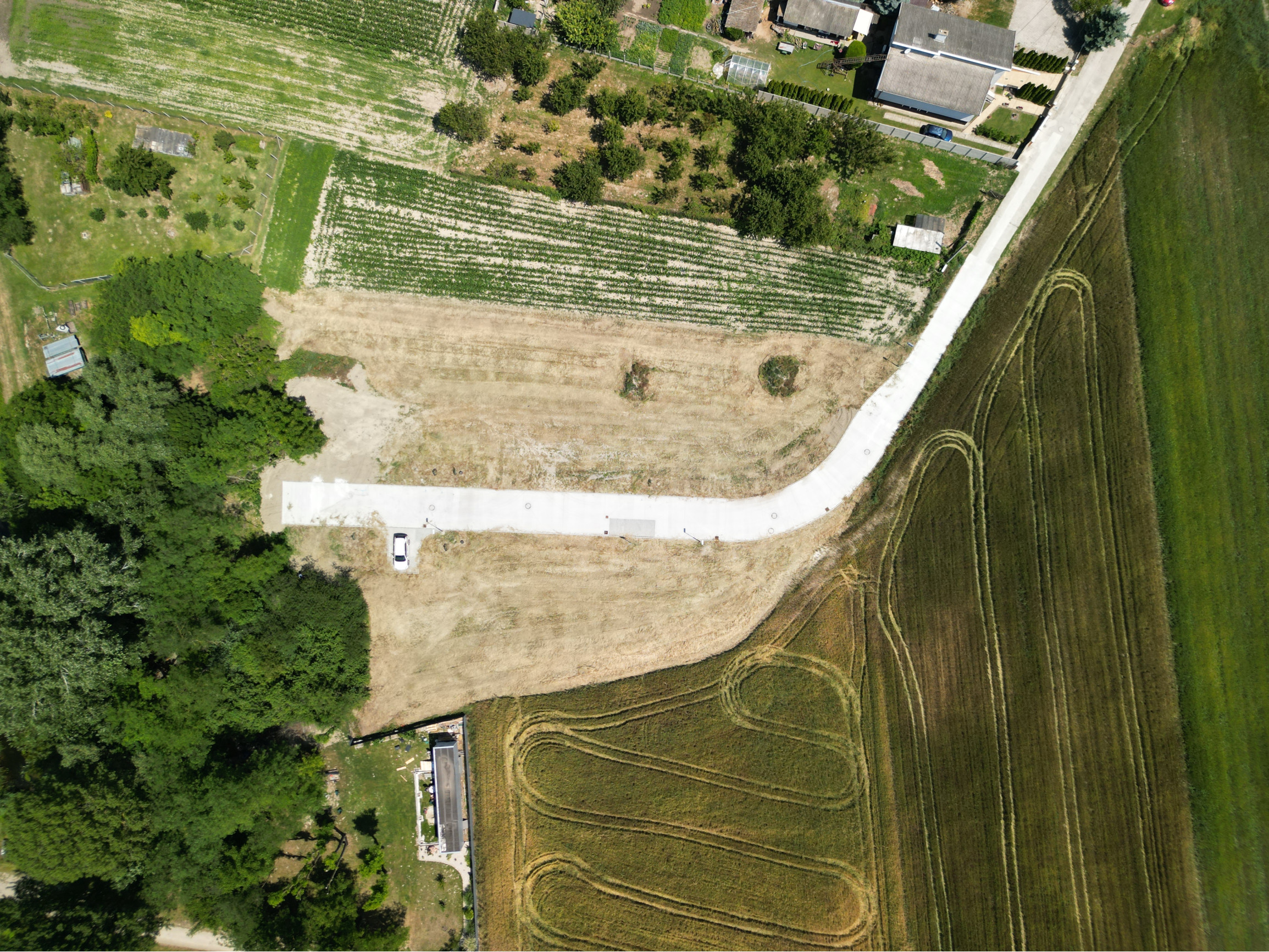 Na predaj stavebné pozemky v obci Baka, okr. Dun.Streda