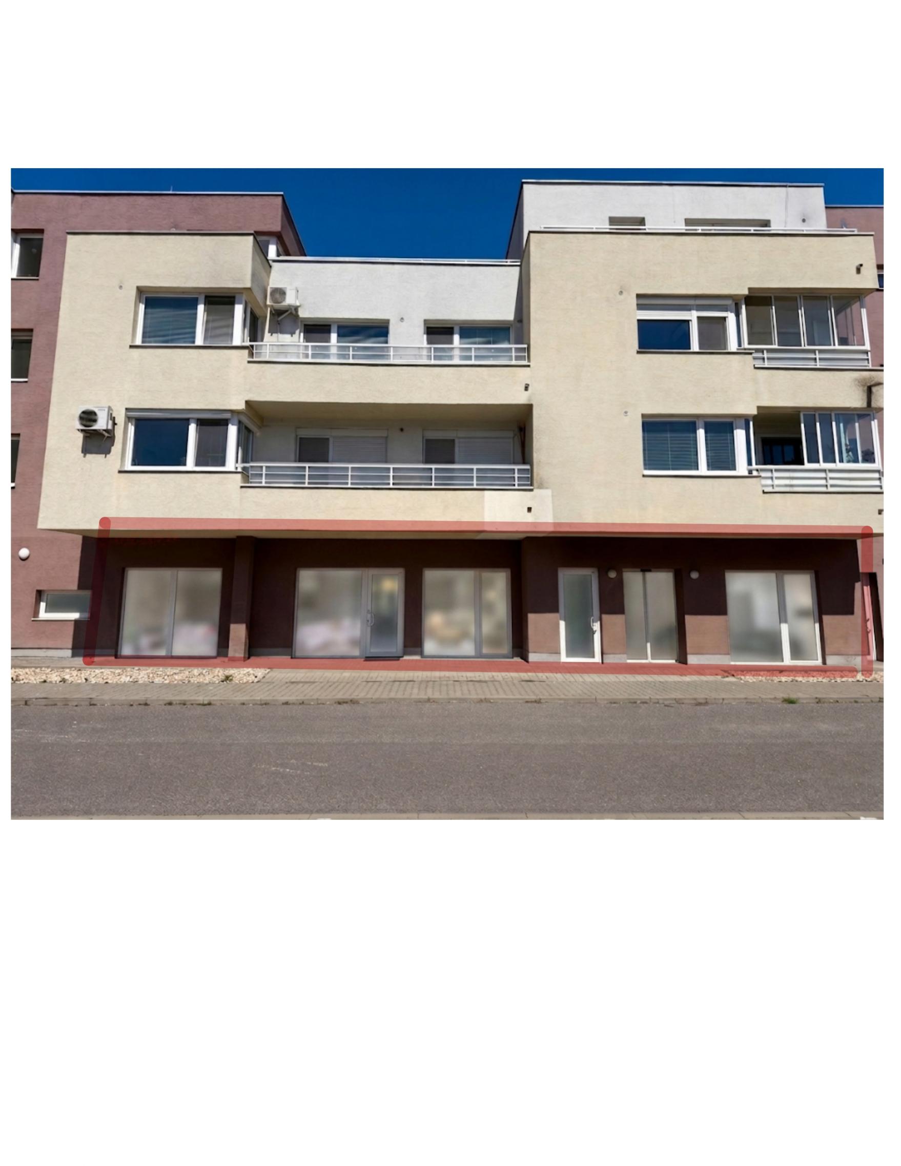 Polyfunkčný priestor 244 m² s výkladovými oknami – Rovinka, Kvetná ul. – Maximálna variabilita!
